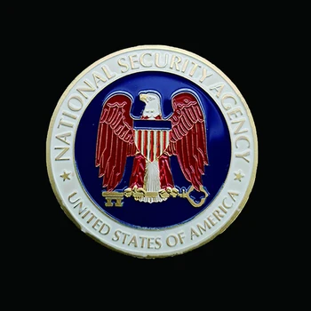 Egyesült Államok Nemzeti Biztonsági Ügynökség Megemlékező Arany Érme Gyűjtők Ajándékok