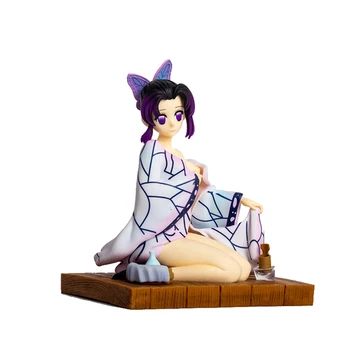 Démon Vadász GK Anime figurát Modell Kochou Shinobu 17CM PVC Szexi Lány Szobor Gyűjtemény Játékok Asztali Dekoráció Figma