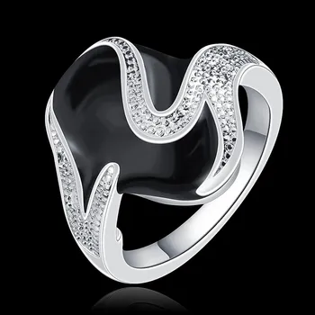 forró eladó 925 Sterling Ezüst Gyűrű Hölgy aranyos szép divat a szép nők Ékszerek ingyenes szállítás a gyári ár