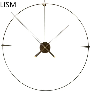 Miinimalist Luxus falióra Fém 3d-s Nagy Órák Fal Kreatív, Modern, Csendes Fali Matricák lakberendezés Reloj De Olyan Ajándékok