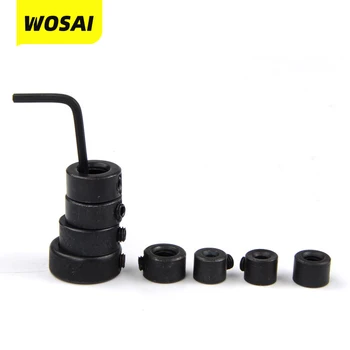 VVOSAI Hatszögletű Csavarkulccsal Faipari 8db Fúrási Mélység Limit Gyűrű Gyűrű Elhelyezése Pin-Chuck 3/4/5/6/8/10/12/16mm