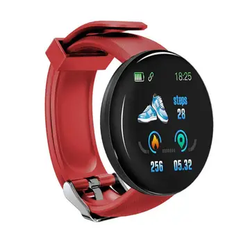 2021 Egyetlen Érintéssel Intelligens Karóra Férfi Sport Óra IP65 Vízálló pulzusmérő Smartwatch IOS, Android Telefon D18S