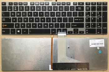 Új Toshiba Qosmio X870 X875 series laptop amerikai angol Billentyűzet háttérvilágítással pünkösd szürke keret