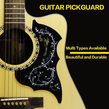 Népi Gitár Pickguard Akusztikus Fa Gitár Anti-karcolások Lemez 24 Minták Rendelkezésre