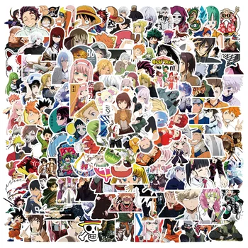 200PCS Rajzfilm Anime Gyűjtemény Matrica Graffiti Matricák Bőrönd Notebook Számítógép Naruto Egy Darab Genshin Hatása, DEKORÁCIÓS Matrica
