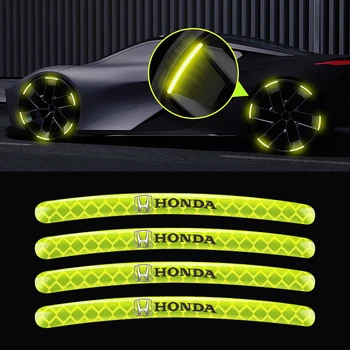 Vízálló Autó Kerék Csomópontok Fényvisszaverő Csíkok Felni Népszerű Matricát Honda Mugen Power Civic Typer Accord CRV Város HR-V CB500 ILLIK