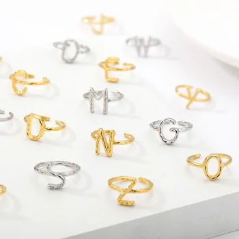 A-Z Eredeti Levél Csörög A Férfiak a Nők Állítható Varázsa akatsuki Gyűrűk Romantikus Pár Ujj Vintage Gyűrű, Ékszerek, Barátom Ajándékok