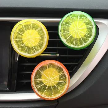 JOORMOM narancs autó üzletek, citrom autó parfüm klip belsőépítészeti díszek a kocsi bling levegő outlet