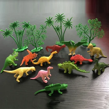 16Pcs/Set Dzsungel Dinoszaurusz társasjáték Gyerekeknek Kreatív Torta Sütés Dekoráció Játék Vicces Dinoszaurusz társasjátékok