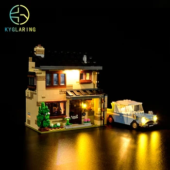 Kyglaring Led Világítás Szett DIY Játékok 75968 4 Privet Drive Játék Világítás (Nem Tartozék építőkövei)