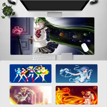 Sailor Moon Gaming Mouse Pad Gamer Notebook Iroda Kawaii Laptop Pc Billentyűzet Xxl Mousepad Asztal Mat 900X400 Szőnyeg, Párna Kiegészítők