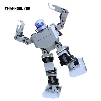 Thanksbuye 16DOF Robo-Lélek H3s Kétlábú Robtic kétlábú Emberi Robot Alumínium Váz Szett Sisak Fejét robin Hood-csak humanoid robot