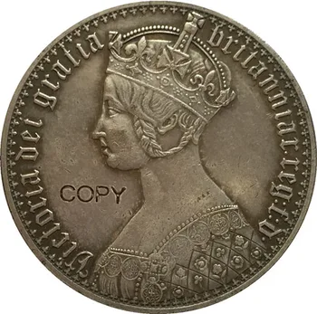 Egyesült Királyság 1 Korona - Victoria másolás érmék